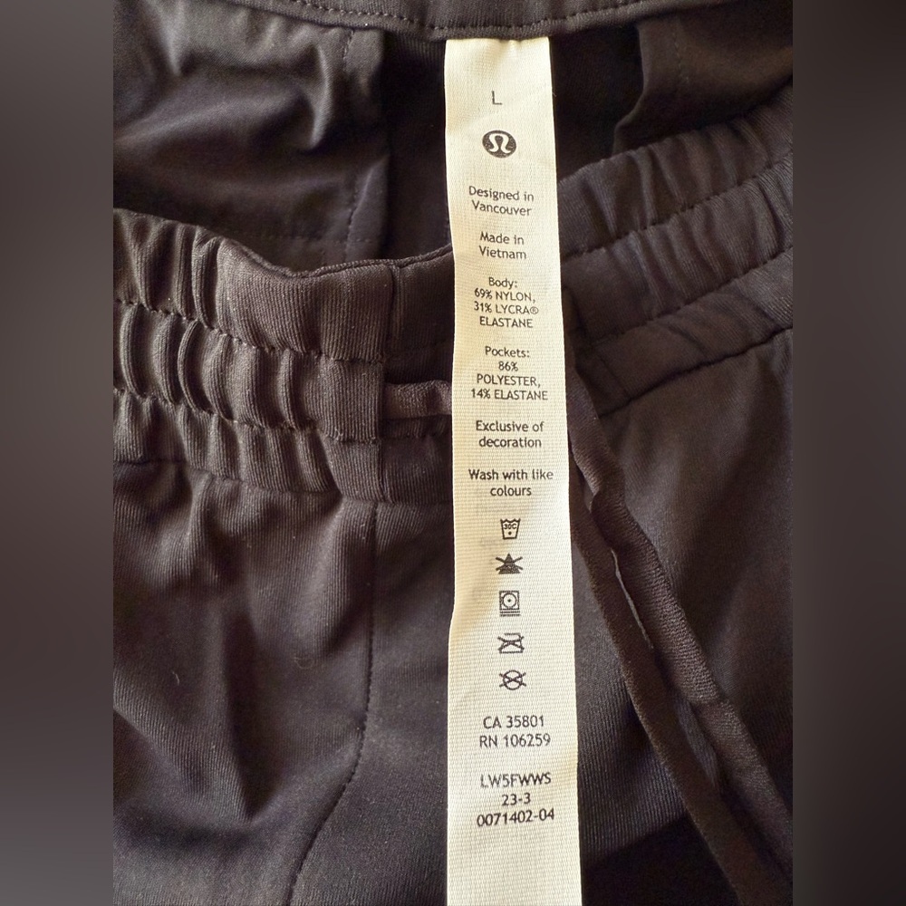 lululemon athletica Black Joggers size large‎ women - Picture 6 of 10